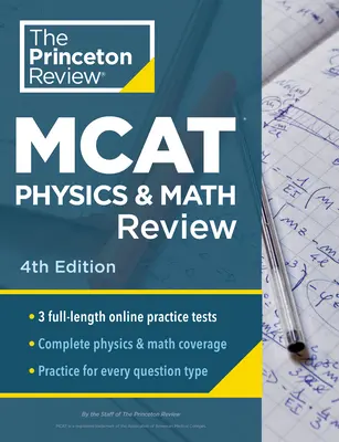 Princeton Review MCAT Physics and Math Review, wydanie 4: Kompletne przygotowanie merytoryczne + testy praktyczne - Princeton Review MCAT Physics and Math Review, 4th Edition: Complete Content Prep + Practice Tests