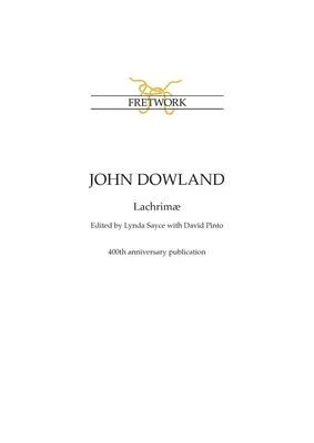 John Dowland: Lachrim