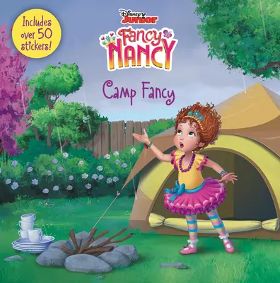 Disney Junior Fancy Nancy: Obóz Fancy: Zawiera ponad 50 naklejek! - Disney Junior Fancy Nancy: Camp Fancy: Includes Over 50 Stickers!