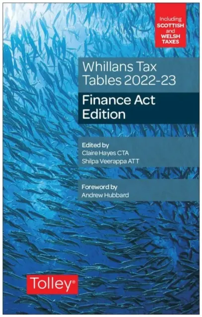 Tabele podatkowe Whillansa 2022-23 (wydanie ustawy budżetowej) - Whillans's Tax Tables 2022-23 (Finance Act edition)