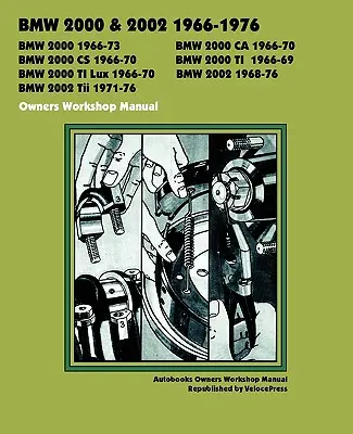 Instrukcja warsztatowa dla właścicieli BMW 2000 i 2002 1966-1976 - BMW 2000 & 2002 1966-1976 Owners Workshop Manual