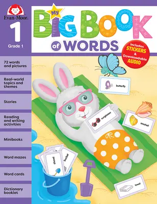 Moja wielka księga słów, zeszyt ćwiczeń dla klasy 1 - My Big Book of Words, Grade 1 Workbook