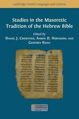 Studia nad tradycją masorecką Biblii Hebrajskiej - Studies in the Masoretic Tradition of the Hebrew Bible