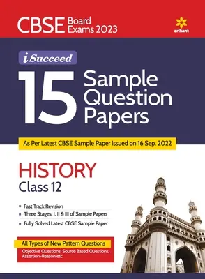Egzamin komisyjny CBSE 2023 I-Succeed 15 Przykładowe arkusze pytań HISTORIA Klasa 12 - CBSE Board Exam 2023 I-Succeed 15 Sample Question Papers HISTORY Class 12th