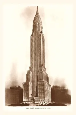 Vintage Journal Chrysler Building, Nowy Jork - Vintage Journal Chrysler Building, New York City