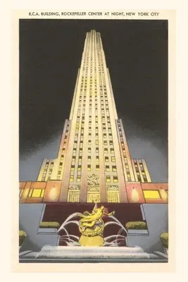 Vintage Journal Budynek RCA, Rockefeller Center, Nowy Jork - Vintage Journal RCA Building, Rockefeller Center, New York City