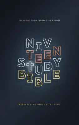 Niv, Teen Study Bible, twarda oprawa, granatowy, wygodny druk - Niv, Teen Study Bible, Hardcover, Navy, Comfort Print