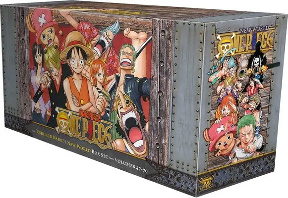 One Piece Box Set 3: Thriller Bark to New World: Tomy 47-70 z Premium - One Piece Box Set 3: Thriller Bark to New World: Volumes 47-70 with Premium