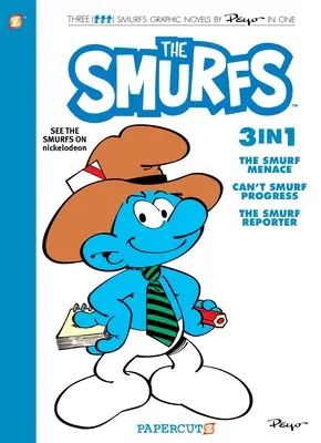 Smerfy 3 w 1 Vol. 8: Kolekcja „Smerfne zagrożenie”, „Smerfny postęp” i „Smerf reporter - Smurfs 3 in 1 Vol. 8: Collecting the Smurf Menace, Can't Smurf Progress, and the Smurf Reporter