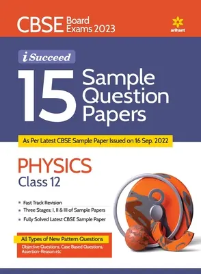 Egzamin komisyjny CBSE 2023 I-Succeed 15 Przykładowe arkusze pytań FIZYKA Klasa 12 - CBSE Board Exam 2023 I-Succeed 15 Sample Question Papers PHYSICS Class 12th