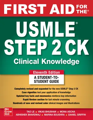 Pierwsza pomoc dla USMLE Step 2 CK, wydanie jedenaste - First Aid for the USMLE Step 2 Ck, Eleventh Edition