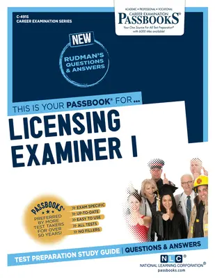 Egzaminator licencyjny I (C-4915): Passbooks Study Guide - Licensing Examiner I (C-4915): Passbooks Study Guide