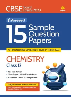 CBSE Board Exams 2023 I-Succeed 15 Przykładowe arkusze pytań CHEMISTRY Klasa 12 - CBSE Board Exams 2023 I-Succeed 15 Sample Question Papers CHEMISTRY Class 12th