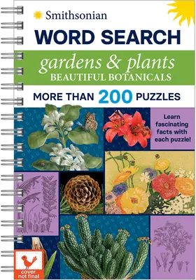 Smithsonian Word Search Piękne botaniczne ogrody i rośliny - Smithsonian Word Search Beautiful Botanicals Gardens and Plants