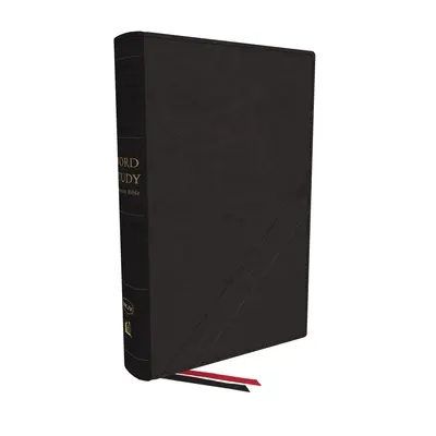 Nkjv, Word Study Reference Bible, Bonded Leather, Black, Red Letter, Thumb Indexed, Comfort Print: 2000 słów kluczowych, które odkrywają znaczenie Biblii - Nkjv, Word Study Reference Bible, Bonded Leather, Black, Red Letter, Thumb Indexed, Comfort Print: 2,000 Keywords That Unlock the Meaning of the Bible
