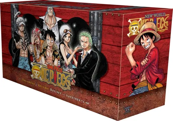 One Piece Box Set 4: Dressrosa do Reverie: Tomy 71-90 z Premium - One Piece Box Set 4: Dressrosa to Reverie: Volumes 71-90 with Premium