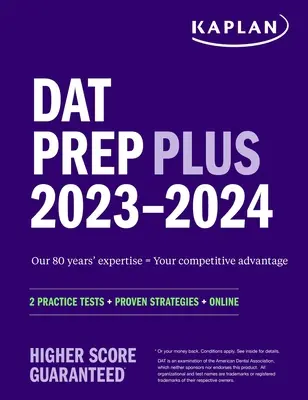 DAT Prep Plus 2023-2024: 2 testy praktyczne + sprawdzone strategie + online - DAT Prep Plus 2023-2024: 2 Practice Tests + Proven Strategies + Online