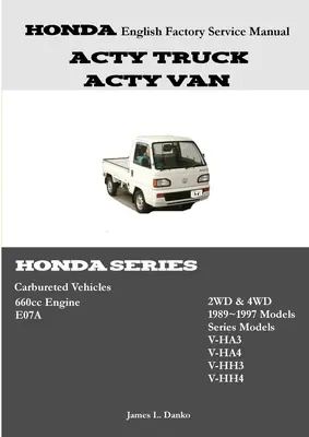 Instrukcja obsługi fabrycznej Honda Acty w języku angielskim - Honda Acty English Factory Service Manual