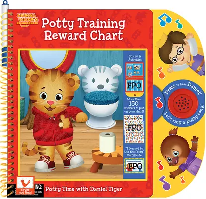 Karta nagród treningu korzystania z nocnika Daniel Tiger - Daniel Tiger Potty Training Reward Chart