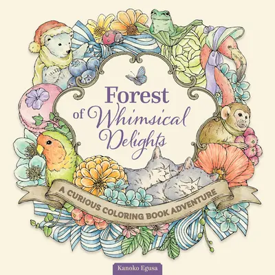 Symphony of Cute Animals: Ciekawa przygoda z kolorowankami - Symphony of Cute Animals: A Curious Coloring Book Adventure