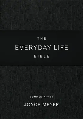 Biblia Życia Codziennego: Black Leatherluxe(r): Moc Słowa Bożego w codziennym życiu - Everyday Life Bible: Black Leatherluxe(r): The Power of God's Word for Everyday Living