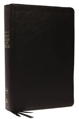 NKJV, Spirit-Filled Life Bible, wydanie trzecie, skóra naturalna, kolor czarny, wydanie z czerwonymi literami, wygodny druk: Wyposażenie Królestwa poprzez - NKJV, Spirit-Filled Life Bible, Third Edition, Genuine Leather, Black, Red Letter Edition, Comfort Print, Comfort Print: Kingdom Equipping Through the