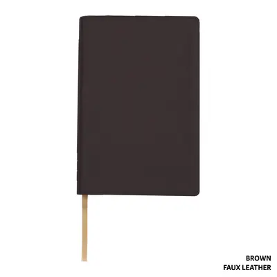 Lsb, 2 kolumny werset po wersecie, brązowa sztuczna skóra - Lsb, 2 Column Verse-By-Verse, Brown Faux Leather