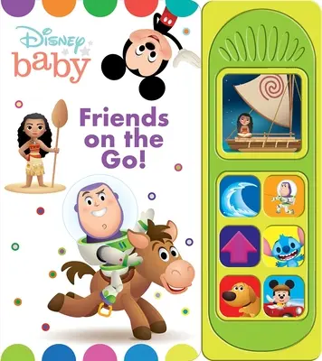 Disney Baby: Przyjaciele w podróży! Książka dźwiękowa - Disney Baby: Friends on the Go! Sound Book