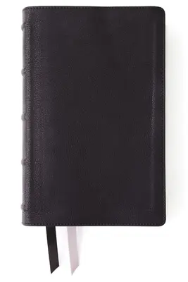 Niv, Biblia z bocznymi kolumnami, rozmiar osobisty, skórzana miękka, czarna, wygodny nadruk - Niv, Side-Column Reference Bible, Personal Size, Leathersoft, Black, Comfort Print