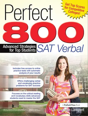 Perfect 800: SAT Verbal: Zaawansowane strategie dla najlepszych uczniów - Perfect 800: SAT Verbal: Advanced Strategies for Top Students