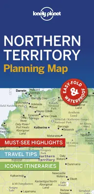 Mapa planowania Terytorium Północnego Lonely Planet 1 - Lonely Planet Northern Territory Planning Map 1