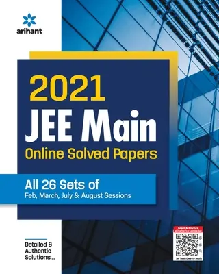 2021 JEE Main Online Solved Papers Wszystkie 26 zestawów z sesji lutego, marca, lipca i sierpnia - 2021 JEE Main Online Solved Papers All 26 Sets Of Feb, March, July & Aug Sessions