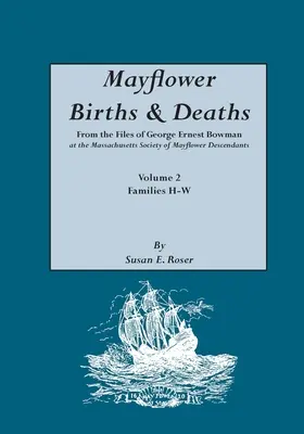 Mayflower Births & Deaths, z plików George'a Ernesta Bowmana w Massachusetts Society of Mayflower Descendants. Tom 2, Rodziny H-W. Indeks - Mayflower Births & Deaths, from the Files of George Ernest Bowman at the Massachusetts Society of Mayflower Descendants. Volume 2, Families H-W. Index