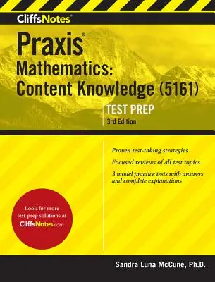 CliffsNotes Praxis Mathematics: Content Knowledge (5161)