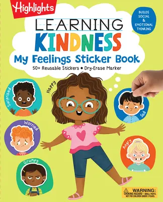 Książeczka z naklejkami do nauki życzliwości - Learning Kindness My Feelings Sticker Book