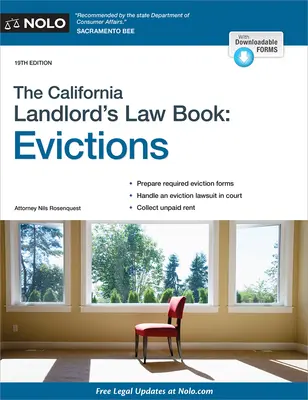 Kalifornijska księga prawa wynajmującego: Eksmisje - The California Landlord's Law Book: Evictions