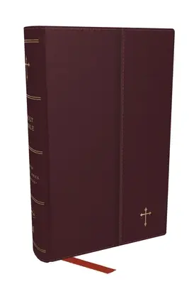 Kompaktowa Biblia NKJV z 43 000 odnośników, bordowy Leatherflex z magnetyczną klapką, czerwona litera, wygodny druk: Pismo Święte, Nowy Król - NKJV Compact Paragraph-Style Bible W/ 43,000 Cross References, Burgundy Leatherflex W/ Magnetic Flap, Red Letter, Comfort Print: Holy Bible, New King