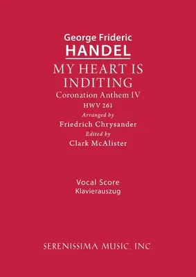 My Heart is Inditing, HWV 261: Partytura wokalna - My Heart is Inditing, HWV 261: Vocal score