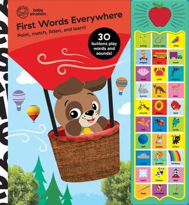 Baby Einstein: Pierwsze słowa wszędzie książka dźwiękowa - Baby Einstein: First Words Everywhere Sound Book