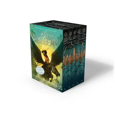 Percy Jackson i Olimpijczycy: 5 książek w miękkiej oprawie (z plakatem) - Percy Jackson and the Olympians 5 Book Paperback Boxed Set (W/Poster)