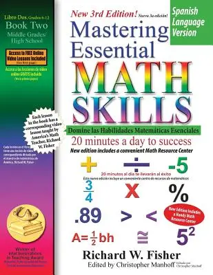 Mastering Essential Math Skills Book 2, hiszpańska wersja językowa - Mastering Essential Math Skills Book 2, Spanish Language Version