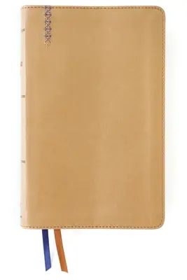 Niv, Biblia dla studentów, rozmiar osobisty, skórzana miękka, brązowa, indeksowana kciukiem, wygodny druk - Niv, Student Bible, Personal Size, Leathersoft, Tan, Thumb Indexed, Comfort Print