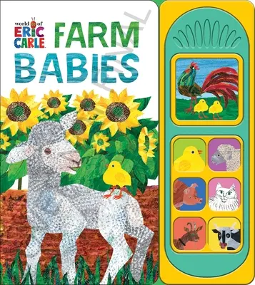 Świat Erica Carle'a: Książeczka dźwiękowa dla dzieci z farmy - World of Eric Carle: Farm Babies Sound Book