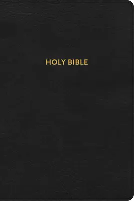 KJV Rainbow Study Bible, czarna skóra, z indeksem - KJV Rainbow Study Bible, Black Leathertouch, Indexed