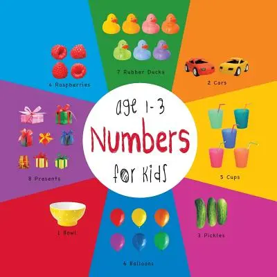 Liczby dla dzieci w wieku 1-3 lat (Engage Early Readers:) Książki edukacyjne dla dzieci) - Numbers for Kids age 1-3 (Engage Early Readers): Children's Learning Books)