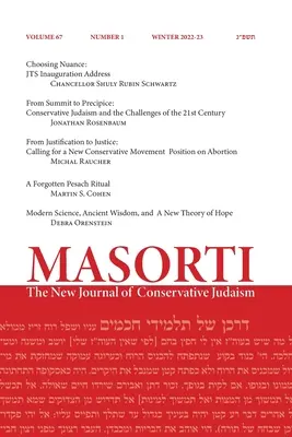 Masorti: Nowe czasopismo konserwatywnego judaizmu - Masorti: The New Journal of Conservative Judaism