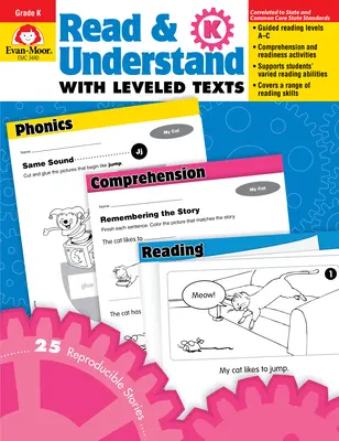 Read and Understand with Leveled Texts, Materiały dla nauczyciela przedszkola - Read and Understand with Leveled Texts, Kindergarten Teacher Resource