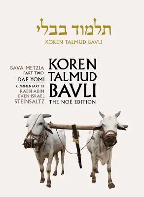 Koren Talmud Bavli, tom 26: Bava Metzia część 2, hebrajski/angielski, wydanie Daf Yomi (B & W) - Koren Talmud Bavli, Vol. 26: Bava Metzia Part 2, Hebrew/English, Daf Yomi (B & W) Edition