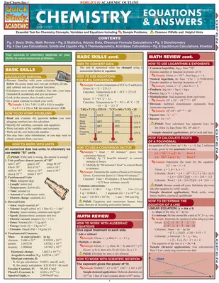 Równania i odpowiedzi z chemii - Chemistry Equations & Answers