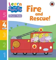 Ucz się z Foniką Peppy Poziom 4 Zeszyt 9 - Ogień i ratunek! (Czytanka z ćwiczeniami) - Learn with Peppa Phonics Level 4 Book 9 - Fire and Rescue! (Phonics Reader)